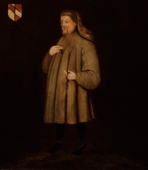 Portrait of Geoffrey Chaucer (by National Portrait Gallery, CC BY-NC-ND)