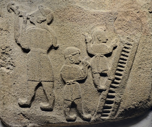 Hittite Orthostat with Acrobats