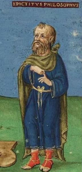 Late Medieval Portrait of Epictetus (by Pasicles, Public Domain) Late Medieval Portrait of Epictetus (by Pasicles, Public Domain)