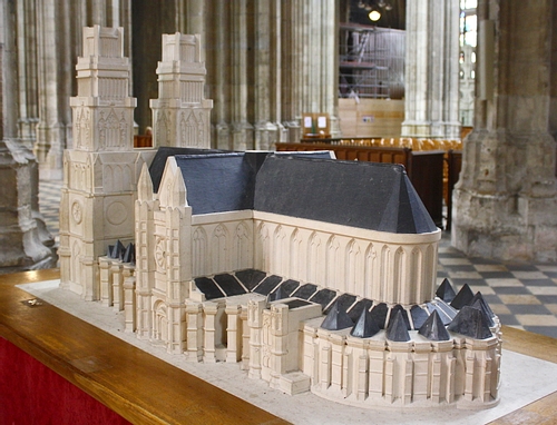 Model of Orleans Cathedral [Rear View]