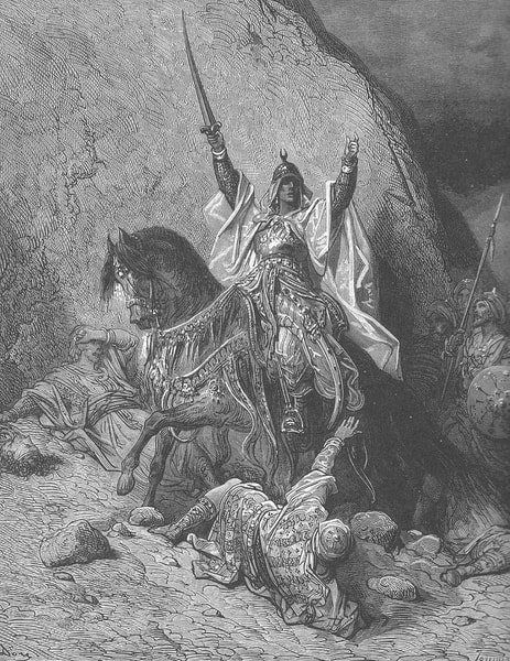 Abbasi Devleti 15 Mitolojiler.com European Depiction of a Victorious Saladin