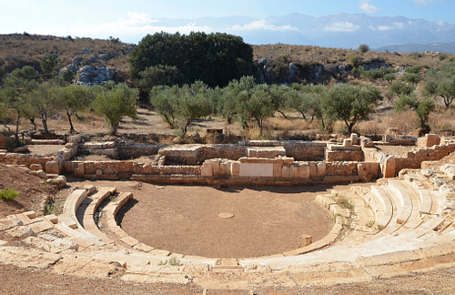 Ancient Theatre at Aptera, Crete