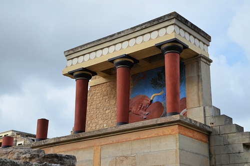 Restored West Bastion of Knossos