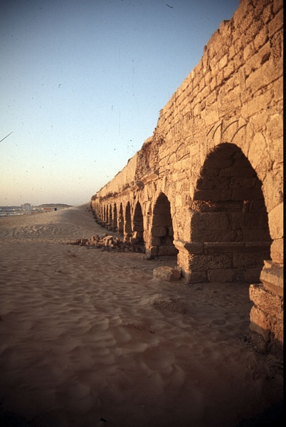 Roman Aqueduct, Caesarea (by Institute for the Study of the Ancient World, CC BY)