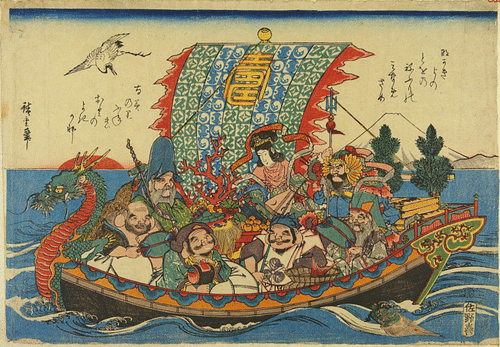 Seven Lucky Gods on Takarabune