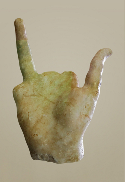 Right hand of the Nike of Samothrace