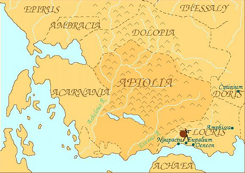 Map of Aetolia