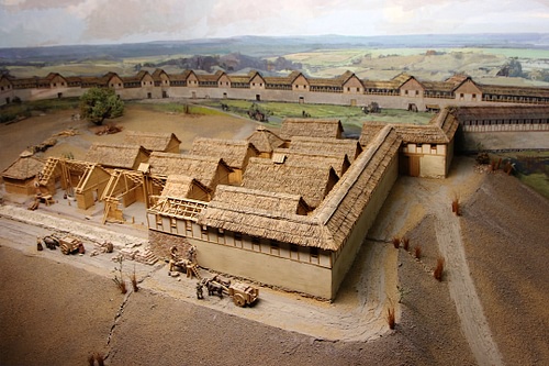 Reconstruction of the Heuneburg Hillfort