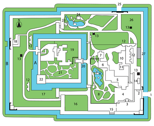 Nijo Castle Plan