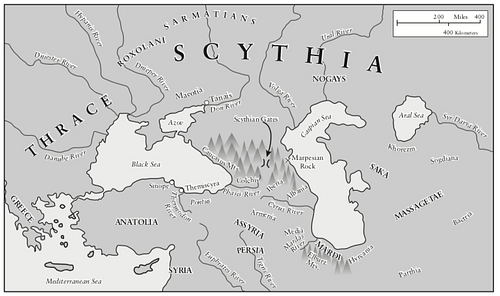 Traditional Scythian-Occupied Region East of Ukraine