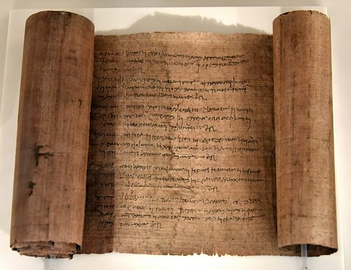 Papyrus Scroll with Farmers Names