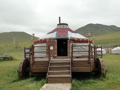 Yurt de vagão ou Khibitkha