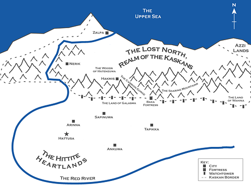 Map of the Hittite Realm