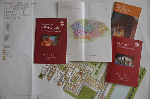 Official Guides & Maps of Pompeii, Boscoreale, Oplontis and Stabiae