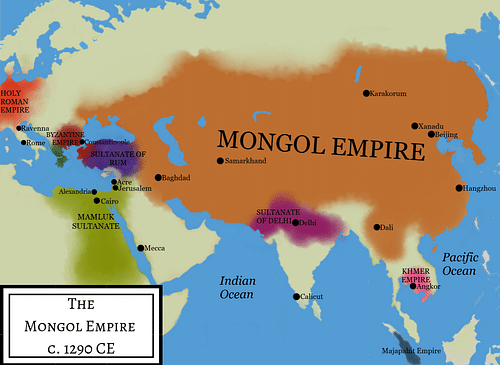 Mongol Empire Under Kublai Khan