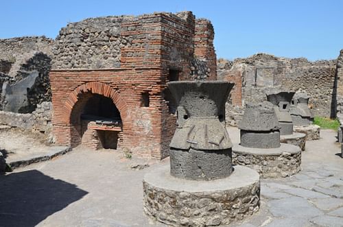 The Bakery of Popidius Priscus in Pompeii