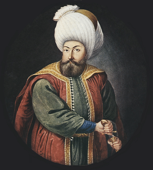 Painting of Osman I (by Unknown, Public Domain)