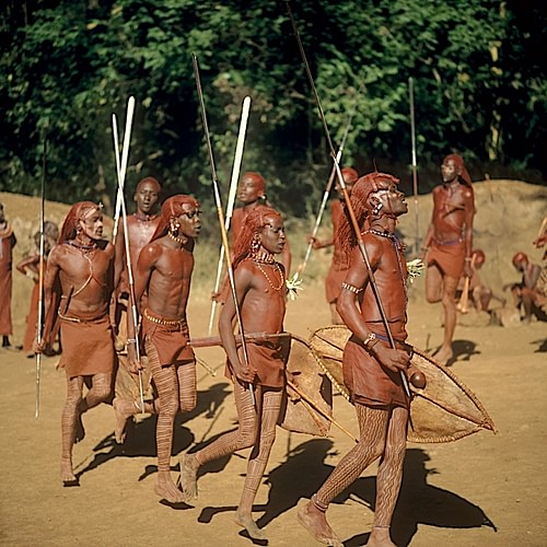 Maasai Warriors (by H.W. van Rinsum, CC BY-SA)
