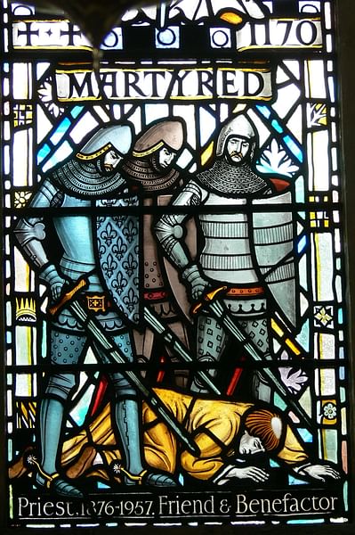 Martyrdom of Thomas Becket, St. David's Cathedral
