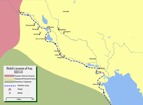 Khalid ibn al-Walid's Invasion of Iraq