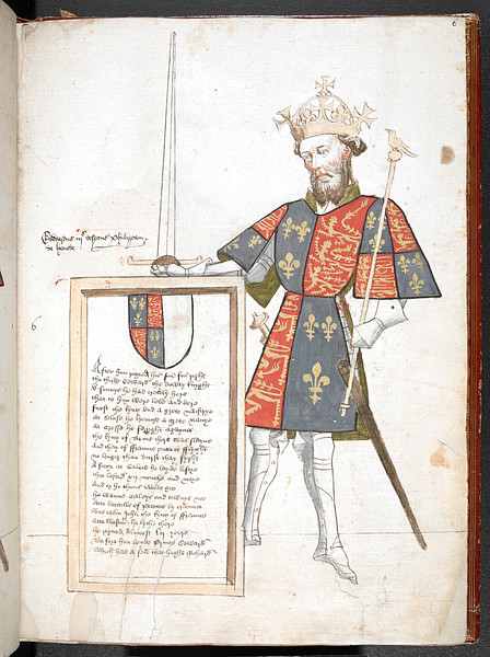 Drawing of Edward III of England