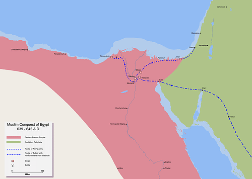 Muslim Conquest of Egypt, 640-642 CE