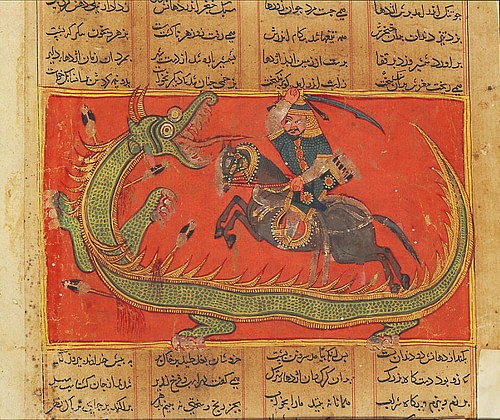 Persian Hero Garshasp (by Baloo1000, Public Domain)
