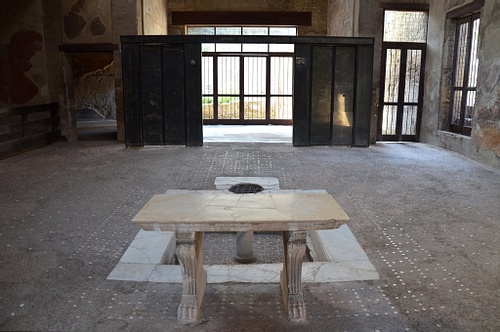 The Atrium of the House of the Wooden Screen, Herculaneum