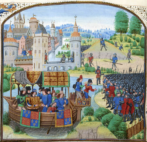 Richard II & the Peasants' Revolt (by Unknown Artist, Public Domain)