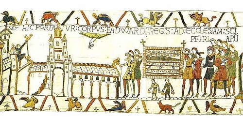 Funeral of Edward the Confessor, Bayeux Tapestry