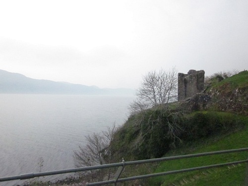 Urquhart Castle Tower on Loch Ness