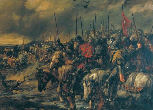 Morning of the Battle of Agincourt