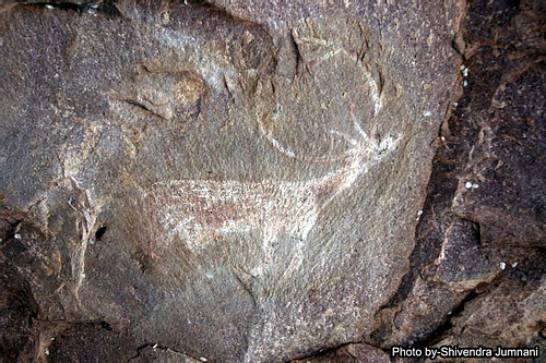 Adamgarh, Cave no. 1.