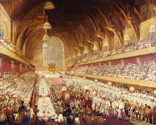 Coronation Banquet of George IV, Westminster Hall