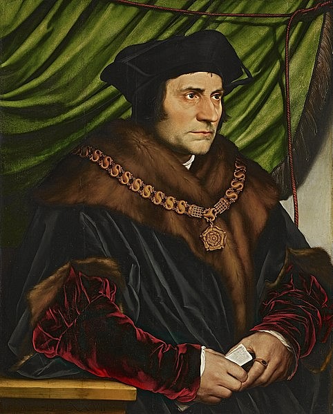 Sir Thomas More as Lord Chancellor (by Hans Holbein, Public Domain)