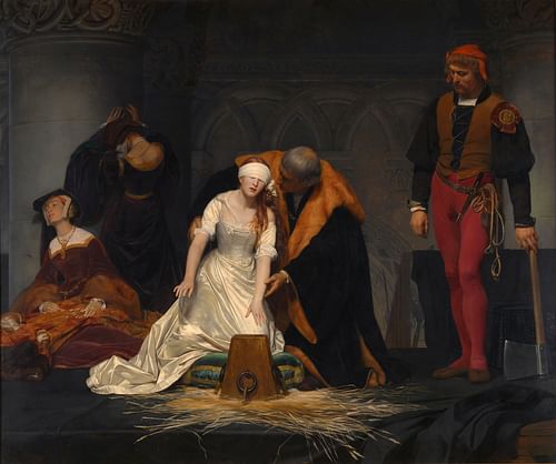 The Execution of Lady Jane Grey (by Paul Delaroche, Public Domain)