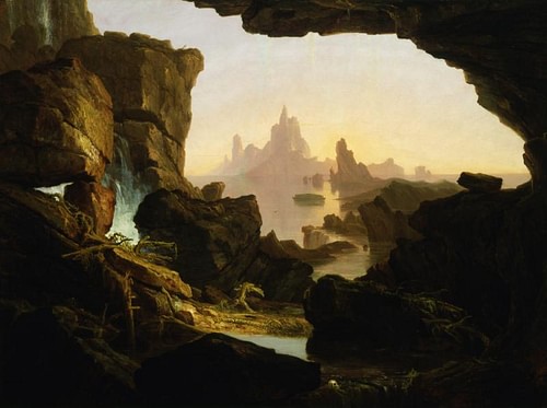 The Subsiding of the Waters of the Deluge (by Thomas Cole / Smithsonian American Art Museum, Public Domain)