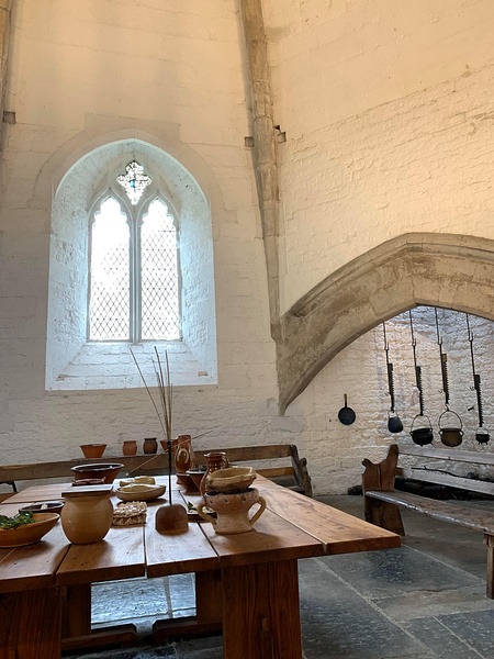 The Abbot's Kitchen Interior - Glastonbury Abbey