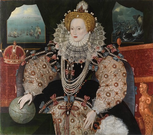  Elizabeth I Armada Porträt