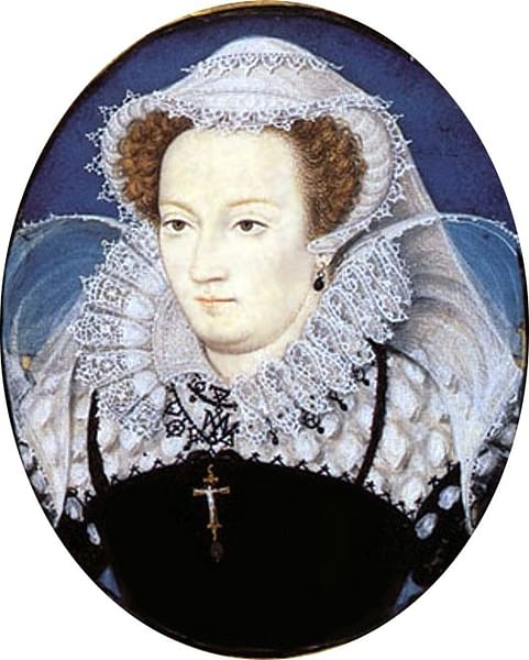 Mary, Queen of Scots by Haillard (by Nicholas Hilliard, Public Domain)