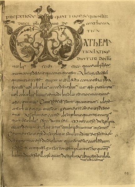 Page from the Etymologiae (by Πυλαιμένης, Public Domain)