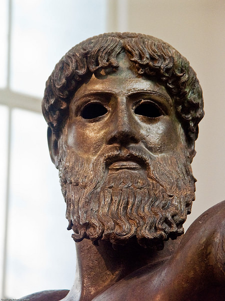 Head of Zeus, Artemesium Bronze (by Robert H.Consoli, Copyright)