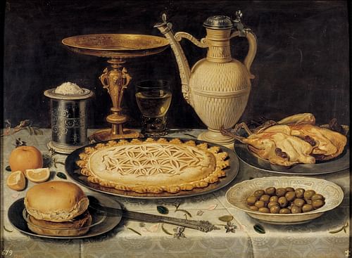 Food Still-life by Clara Peeters