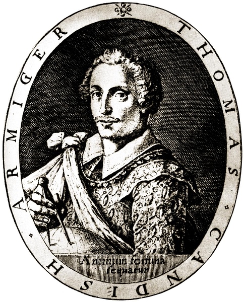 Thomas Cavendish (by Unknown Artist, Public Domain)