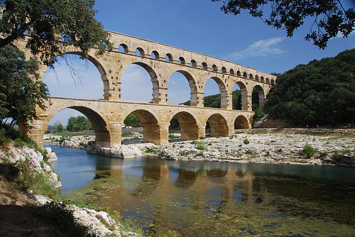The Roman Aqueduct of Pont du Gard (by Michael Gwyther-Jones, CC BY)
