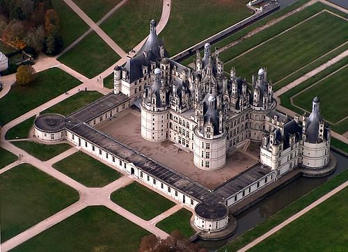 Aerial View, Chateau de Chambord