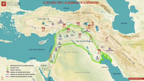 Mapa del Creciente Fértil (by Simeon Netchev, CC BY-NC-ND)
