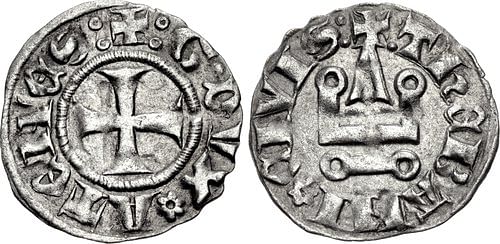 Coin of Guy II de la Roche