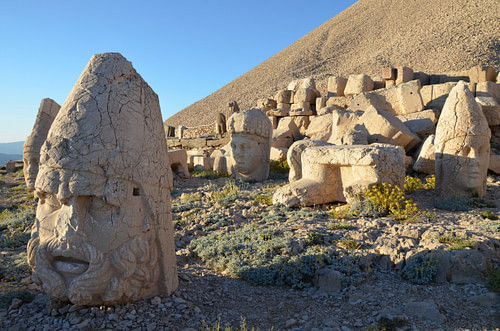 Colossal Heads on the West Terrace of Mount Nemrut