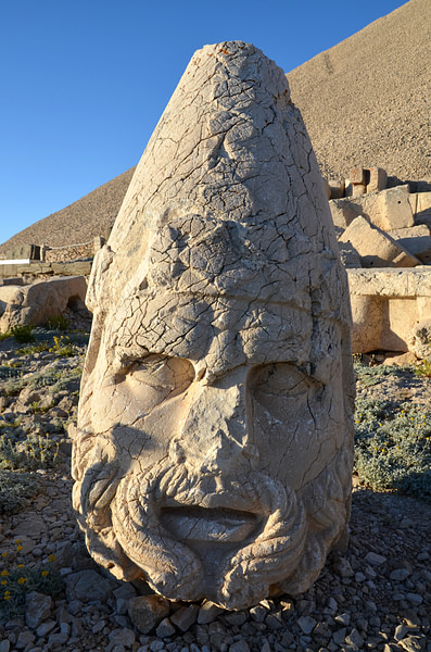 Head of Hercules-Artagnes-Ares on Mount Nemrut